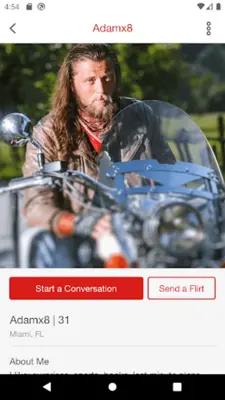 Bikers Dating android App screenshot 3