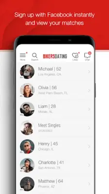 Bikers Dating android App screenshot 7
